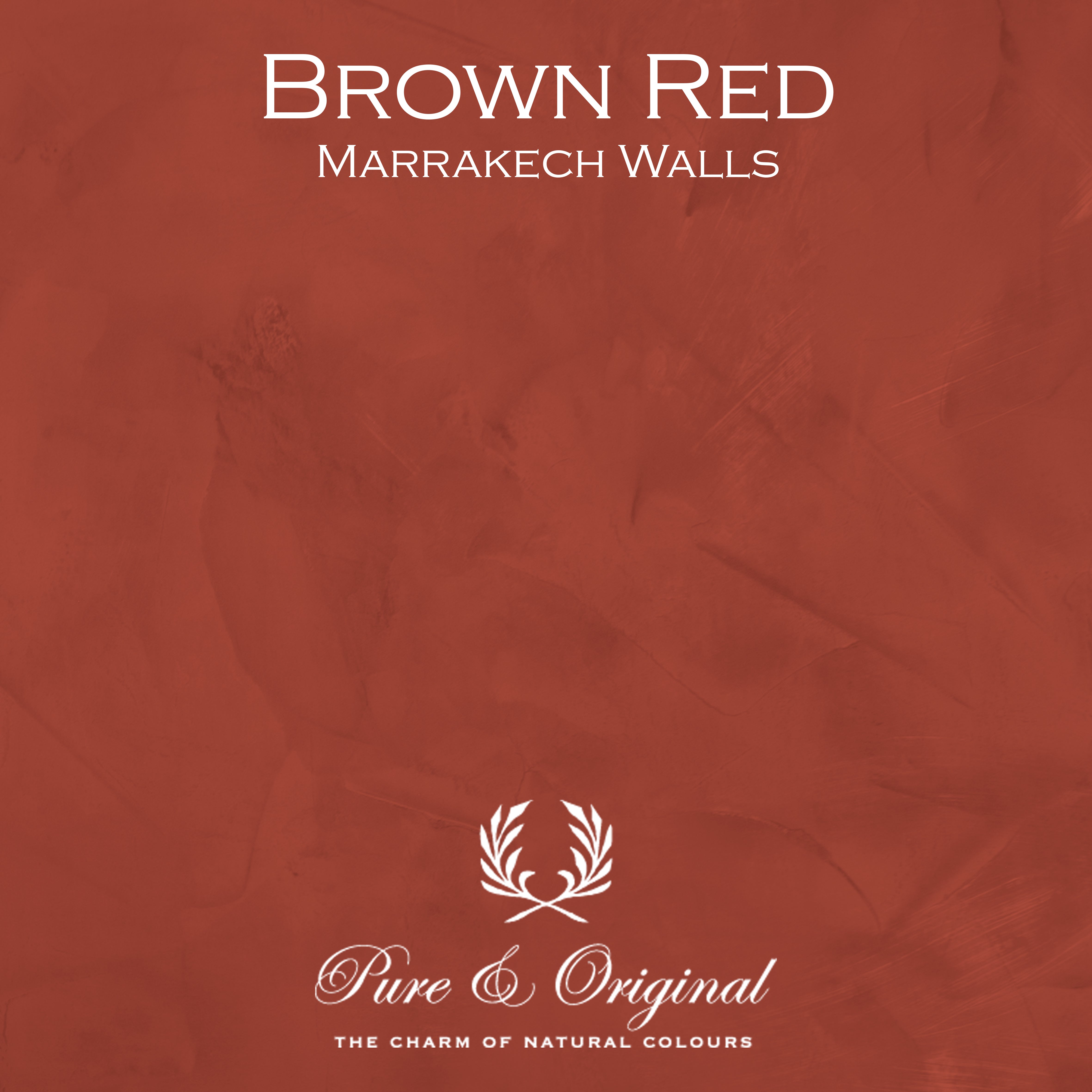 Marrakech Walls "Brown Red"